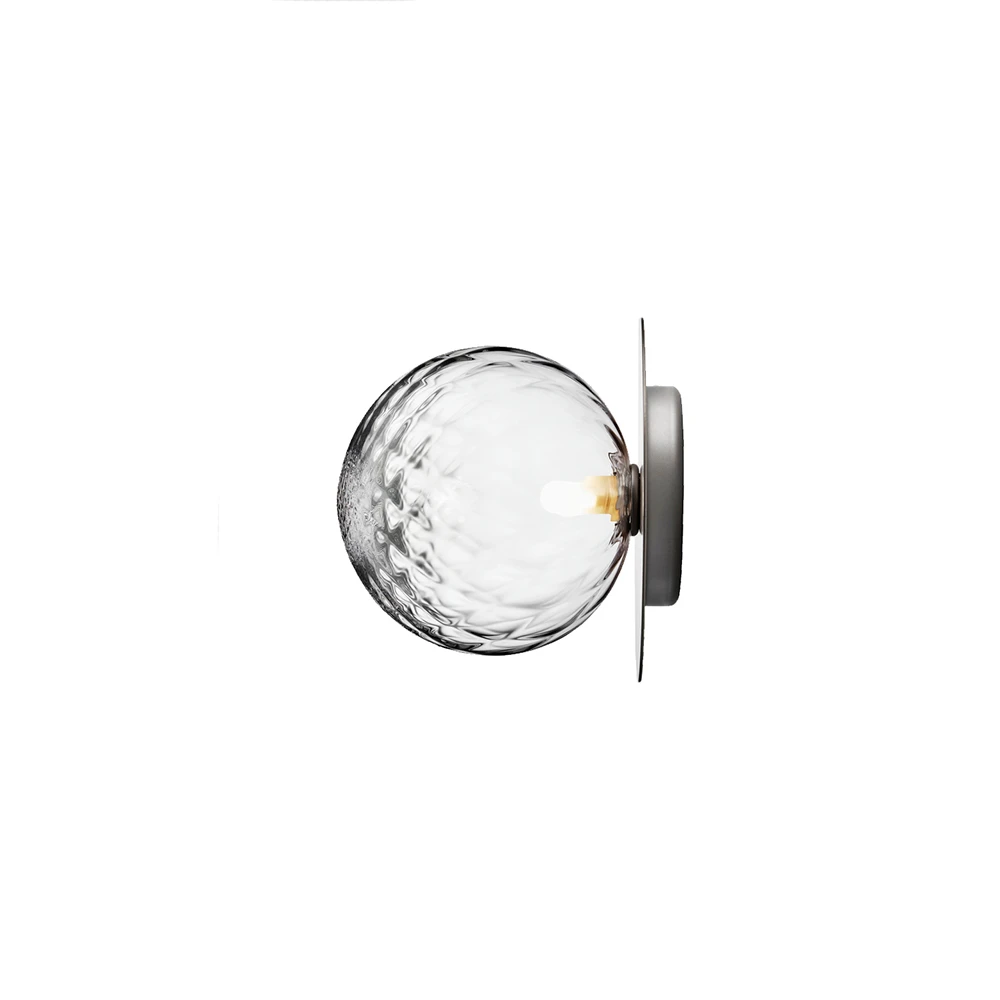 Liila 1 Large VæglampeLoftlampe Light SilverOptic Clear Nuura Liila 1 Large VæglampeLoftlampe Light SilverOptic Clear Nuura
